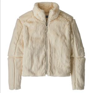 New Patagonia Lunar Frost Faux Fur Jacket XL